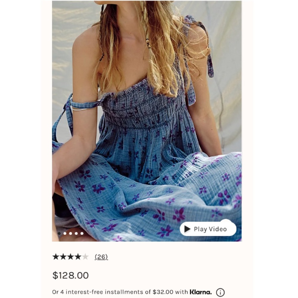 NWT Summer Azure Maxi Dress Size Small